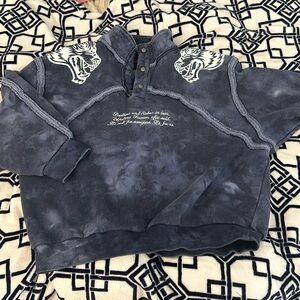 Darc Sport Blue Crop sweater